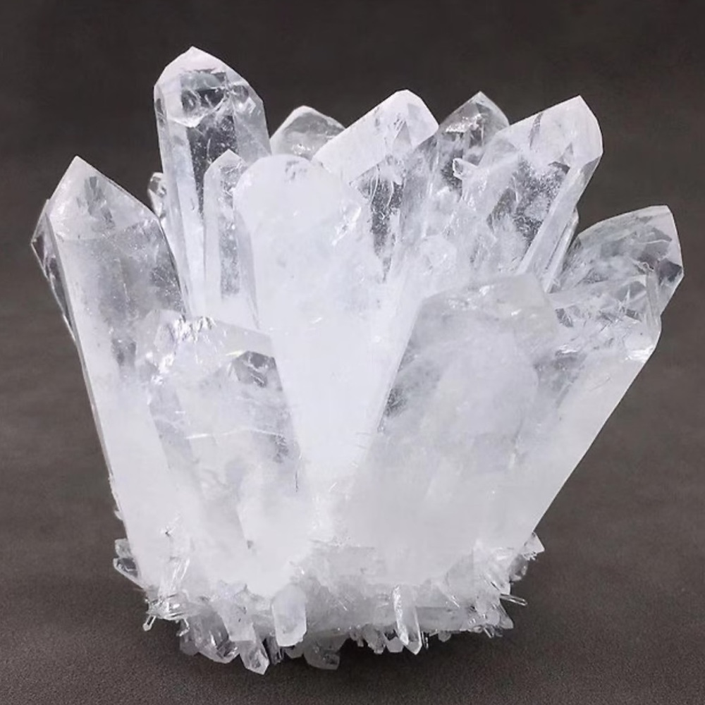 Clear Quartz Crystal Cluster